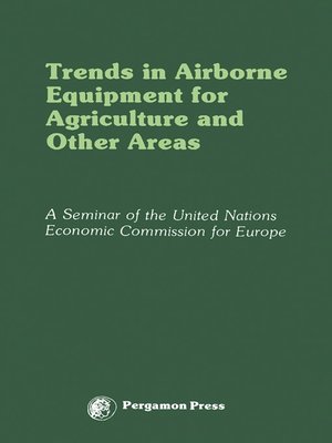 cover image of Trends in Airborne Equipment for Agriculture and Other Areas